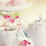 Afternoon tea served with cupcakes